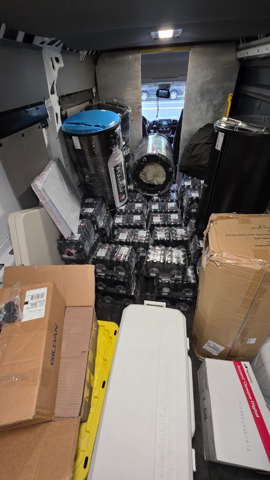 Event load-in support provided by VanGo Services team